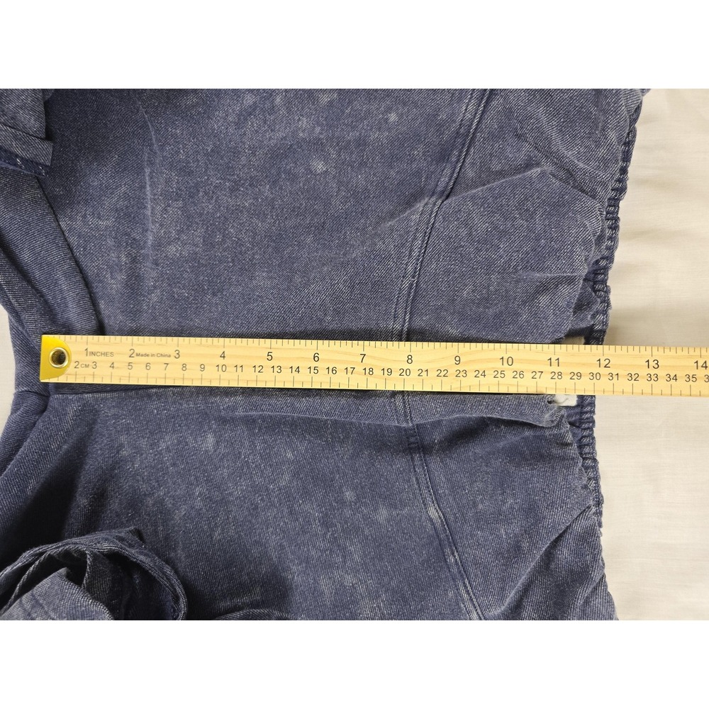 Earthbound Pants Womens XXL Blue Flare Sweatpants Bell Bottom Knit Lounge Casual - Picture 7 of 9